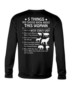 5 Things You Should Know About This Woman Gift For Wolf Lovers Sweatshirt