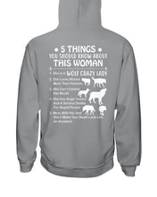 Load image into Gallery viewer, 5 Things You Should Know About This Woman Gift For Wolf Lovers Hoodie
