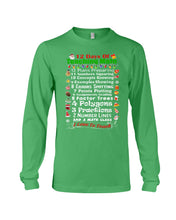 Load image into Gallery viewer, 12 Days Of Teaching Math I Love To Teach Unisex Long Sleeve
