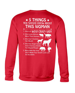 5 Things You Should Know About This Woman Gift For Wolf Lovers Sweatshirt