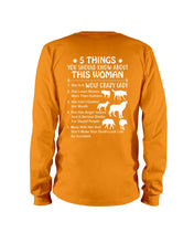 Load image into Gallery viewer, 5 Things You Should Know About This Woman Gift For Wolf Lovers Unisex Long Sleeve
