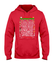 Load image into Gallery viewer, 12 Days Of Teaching Math I Love To Teach Hoodie
