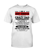Load image into Gallery viewer, A Lucky Daughter Of A November Crazy Dad Custom Design For Family Guys Tee
