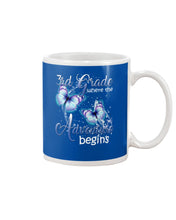 Load image into Gallery viewer, 3Rd Grade Where The Adventure Begins Gift For Students Custom Design Mug
