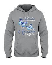 Load image into Gallery viewer, 3Rd Grade Where The Adventure Begins Gift For Students Custom Design Hoodie
