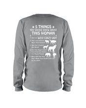 Load image into Gallery viewer, 5 Things You Should Know About This Woman Gift For Wolf Lovers Unisex Long Sleeve
