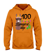 Load image into Gallery viewer, 100 Llamagical Day Cute Cartoon Hoodie
