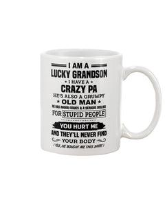 A Lucky Grandson Has A Crazy Pa Mug
