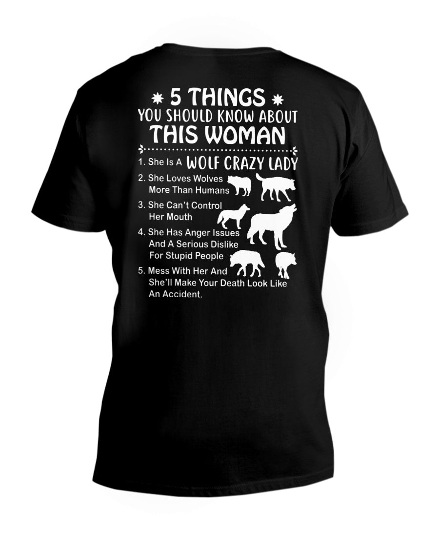 5 Things You Should Know About This Woman Gift For Wolf Lovers Guys V-Neck