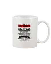 Load image into Gallery viewer, A Lucky Daughter Of A November Crazy Dad Custom Design For Family Mug
