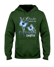 Load image into Gallery viewer, 3Rd Grade Where The Adventure Begins Gift For Students Custom Design Hoodie

