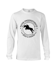 Load image into Gallery viewer, A December Woman Who Can Ride A Horse Birthday Gift Unisex Long Sleeve
