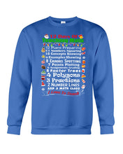Load image into Gallery viewer, 12 Days Of Teaching Math I Love To Teach Sweatshirt
