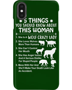5 Things You Should Know About This Woman Gift For Wolf Lovers Phone case