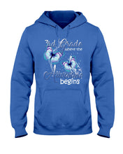 Load image into Gallery viewer, 3Rd Grade Where The Adventure Begins Gift For Students Custom Design Hoodie
