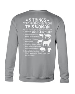 5 Things You Should Know About This Woman Gift For Wolf Lovers Sweatshirt
