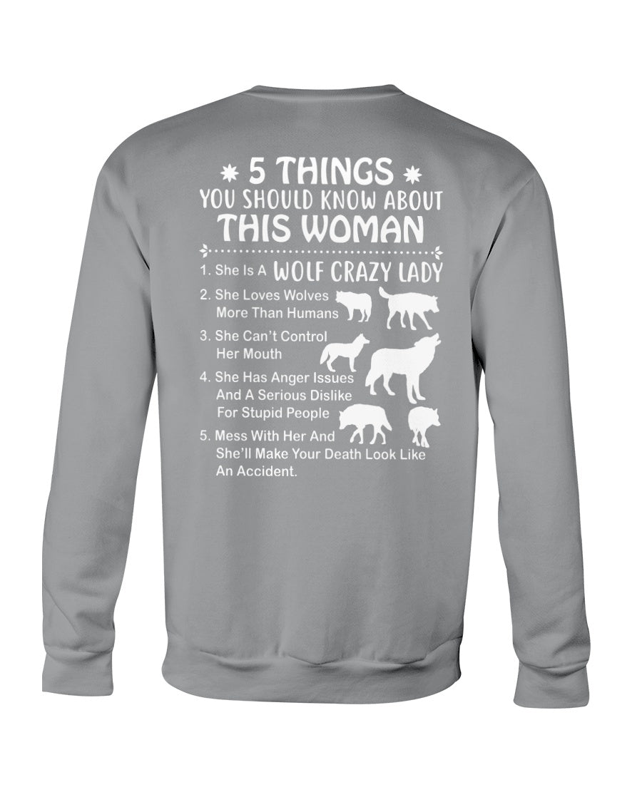 5 Things You Should Know About This Woman Gift For Wolf Lovers Sweatshirt