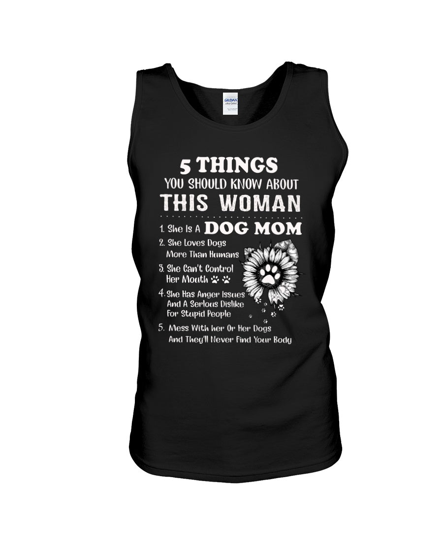 5 Things You Should Know About This Woman Gifts For Dog Mom Unisex Tank Top