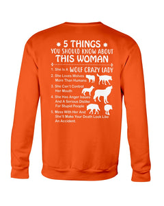 5 Things You Should Know About This Woman Gift For Wolf Lovers Sweatshirt