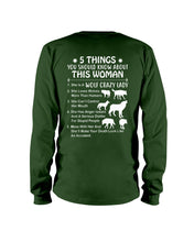 Load image into Gallery viewer, 5 Things You Should Know About This Woman Gift For Wolf Lovers Unisex Long Sleeve
