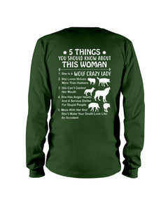 5 Things You Should Know About This Woman Gift For Wolf Lovers Unisex Long Sleeve