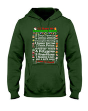 Load image into Gallery viewer, 12 Days Of Teaching Math I Love To Teach Hoodie
