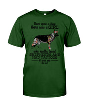 Load image into Gallery viewer, A Girl Who Really Had Tattoos And Loved German Shepherd For Dog Lovers Guys Tee
