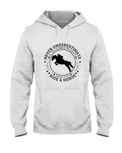 Load image into Gallery viewer, A December Woman Who Can Ride A Horse Birthday Gift Hoodie
