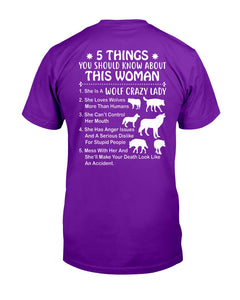 5 Things You Should Know About This Woman Gift For Wolf Lovers Guys Tee