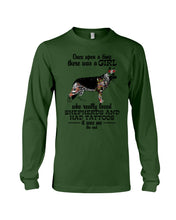 Load image into Gallery viewer, A Girl Who Really Had Tattoos And Loved German Shepherd For Dog Lovers Unisex Long Sleeve

