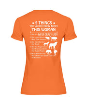 Load image into Gallery viewer, 5 Things You Should Know About This Woman Gift For Wolf Lovers Ladies Tee
