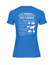 Load image into Gallery viewer, 5 Things You Should Know About This Woman Gift For Wolf Lovers Ladies Tee
