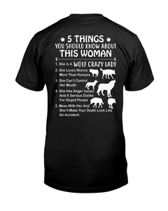 5 Things You Should Know About This Woman Gift For Wolf Lovers Guys Tee
