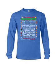 Load image into Gallery viewer, 12 Days Of Teaching Math I Love To Teach Unisex Long Sleeve
