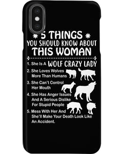 5 Things You Should Know About This Woman Gift For Wolf Lovers Phone case