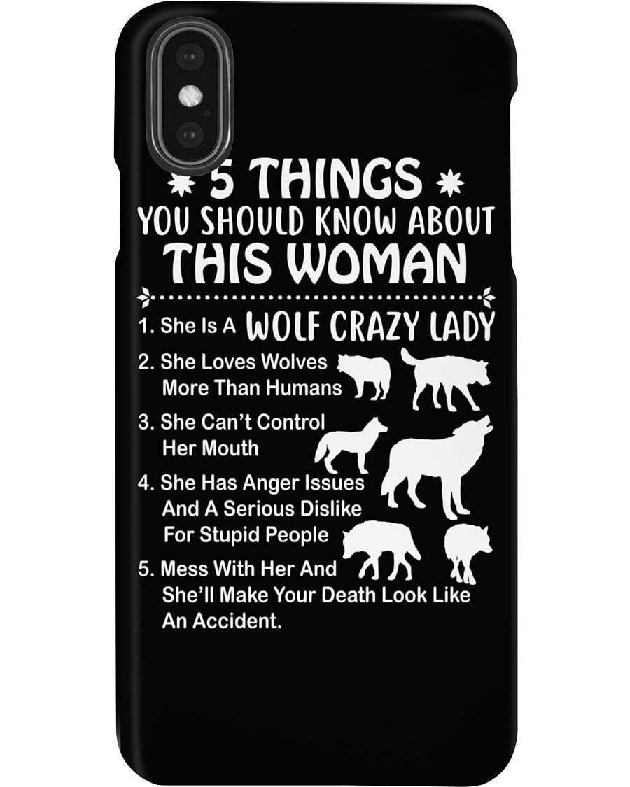 5 Things You Should Know About This Woman Gift For Wolf Lovers Phone case