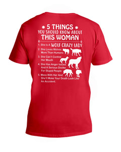 5 Things You Should Know About This Woman Gift For Wolf Lovers Guys V-Neck