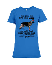 Load image into Gallery viewer, A Girl Who Really Had Tattoos And Loved German Shepherd For Dog Lovers Ladies Tee
