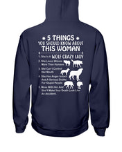 Load image into Gallery viewer, 5 Things You Should Know About This Woman Gift For Wolf Lovers Hoodie
