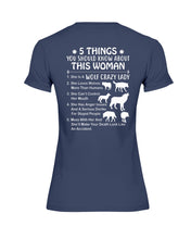 Load image into Gallery viewer, 5 Things You Should Know About This Woman Gift For Wolf Lovers Ladies Tee
