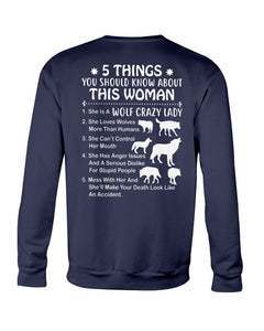 5 Things You Should Know About This Woman Gift For Wolf Lovers Sweatshirt