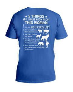 5 Things You Should Know About This Woman Gift For Wolf Lovers Guys V-Neck