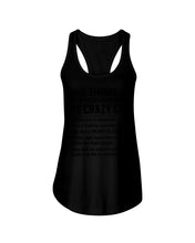 Load image into Gallery viewer, 5 Things You Should Know About My Crazy September Dad Ladies Flowy Tank

